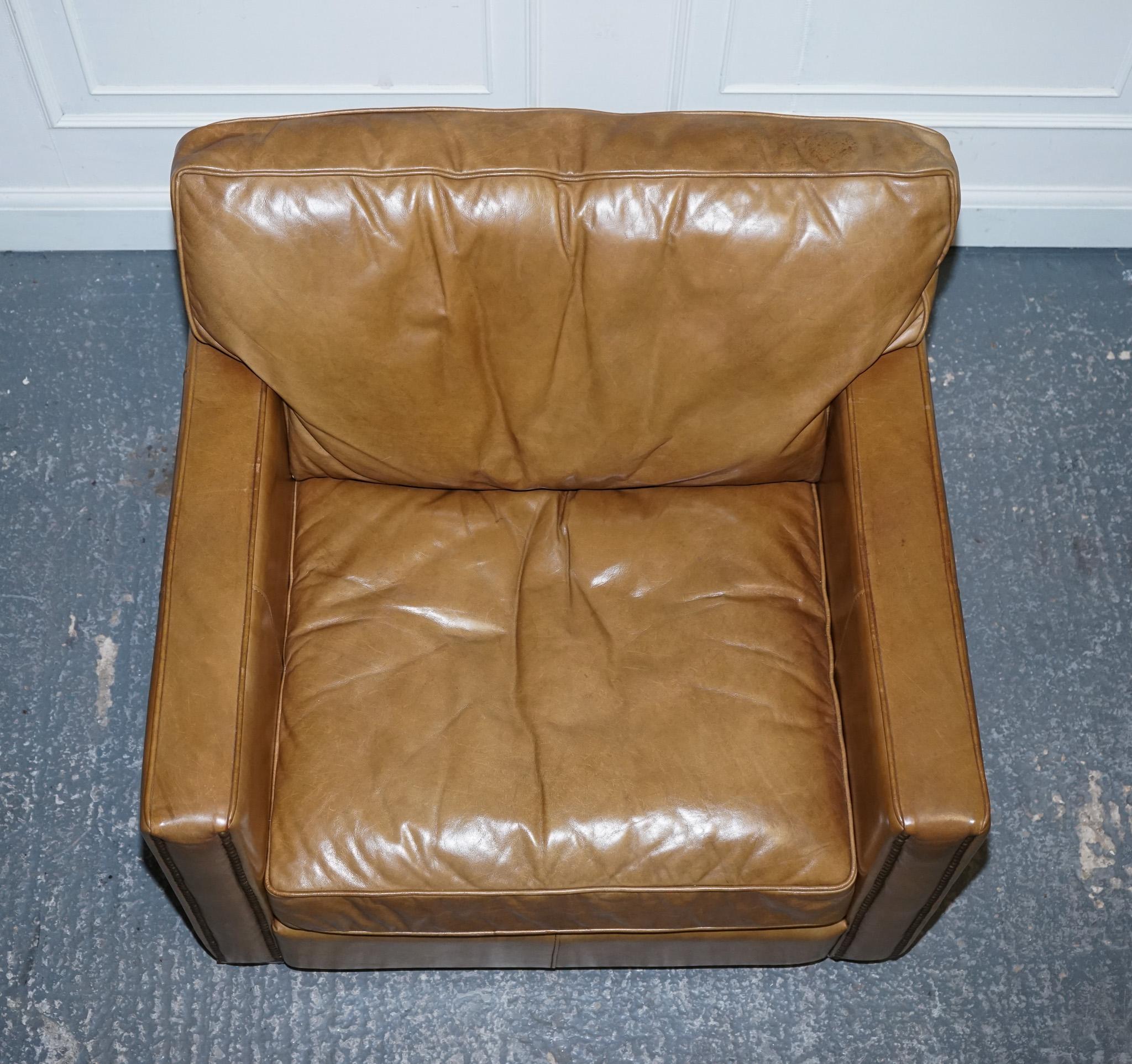 LOVELY TIMOTHY OULTON VISCOUNT PAiR DI ARMACI IN PELLE TAN RRP £ 5200 in vendita 2