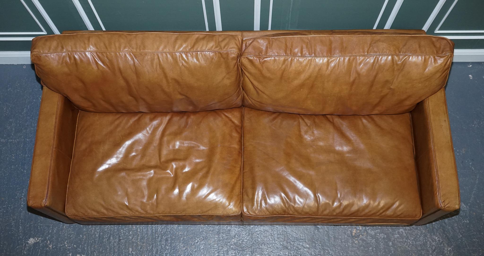 Hand-Crafted Lovely Timothy Oulton Viscount Three to Four Seater Sofa