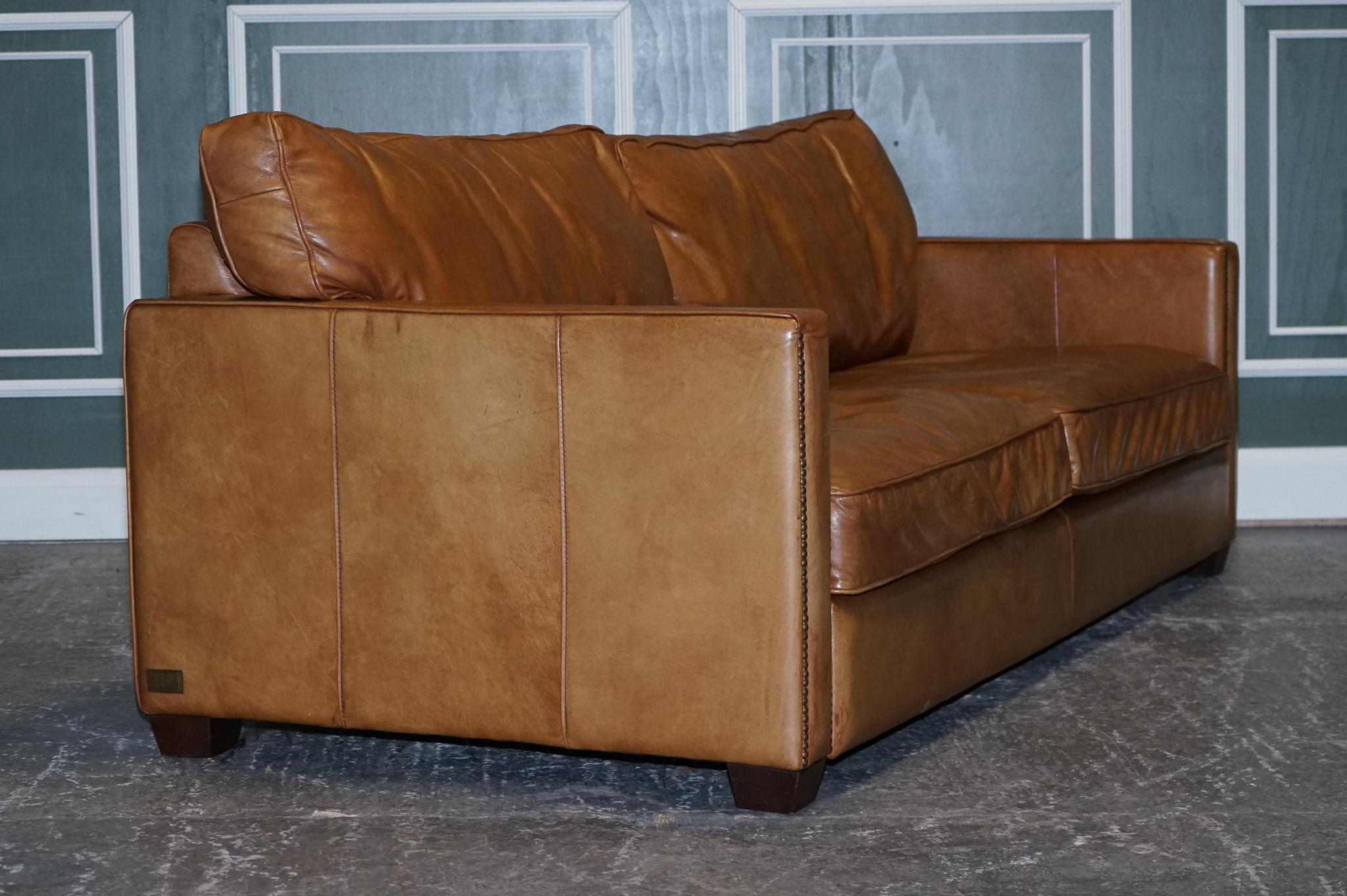Lovely Timothy Oulton Viscount Three to Four Seater Sofa 1