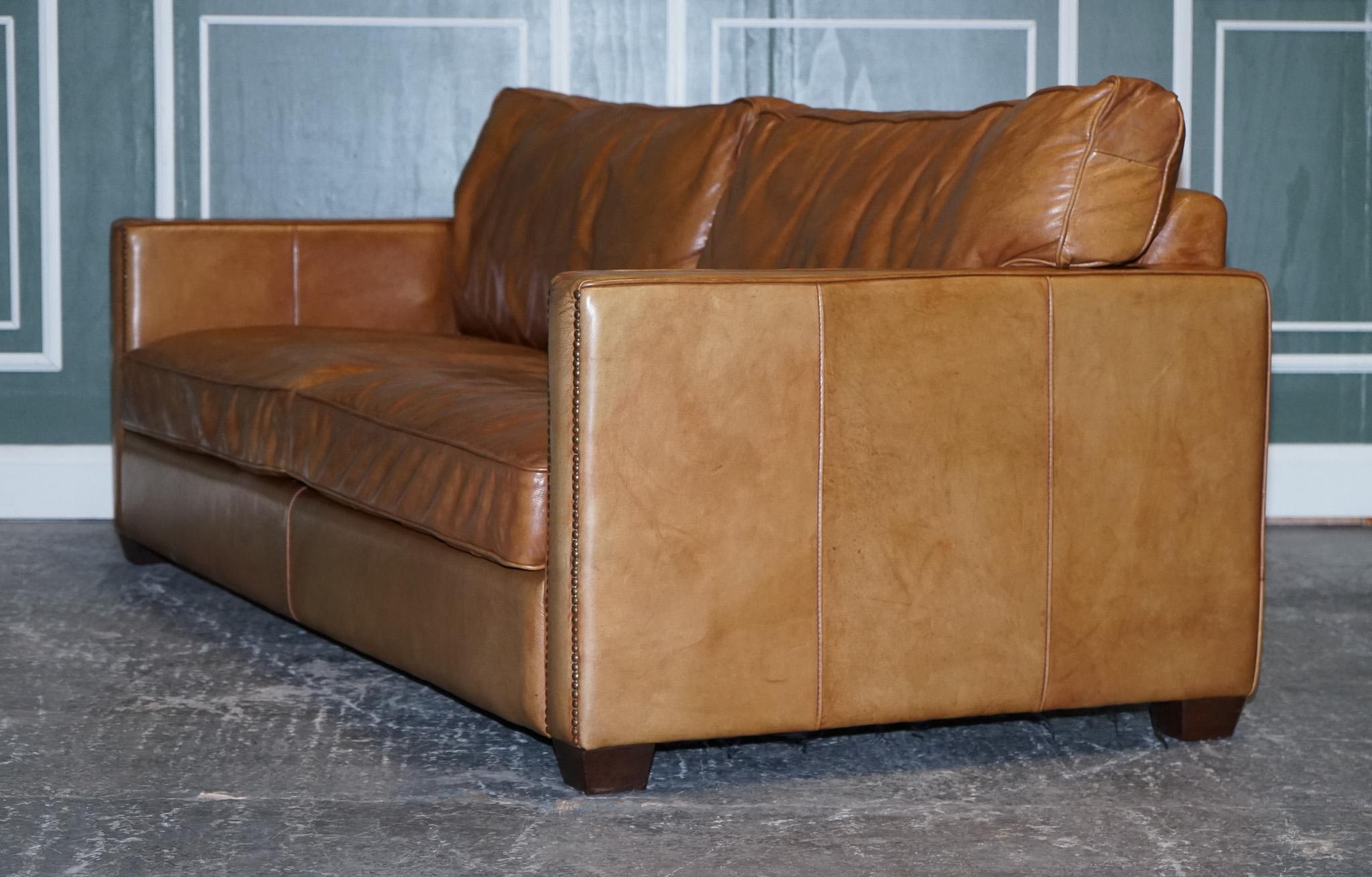 Lovely Timothy Oulton Viscount Three to Four Seater Sofa 2