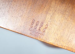 Lovely Victorian Howard & Son's Fully Stamped Office Desk Armchair in Walnut