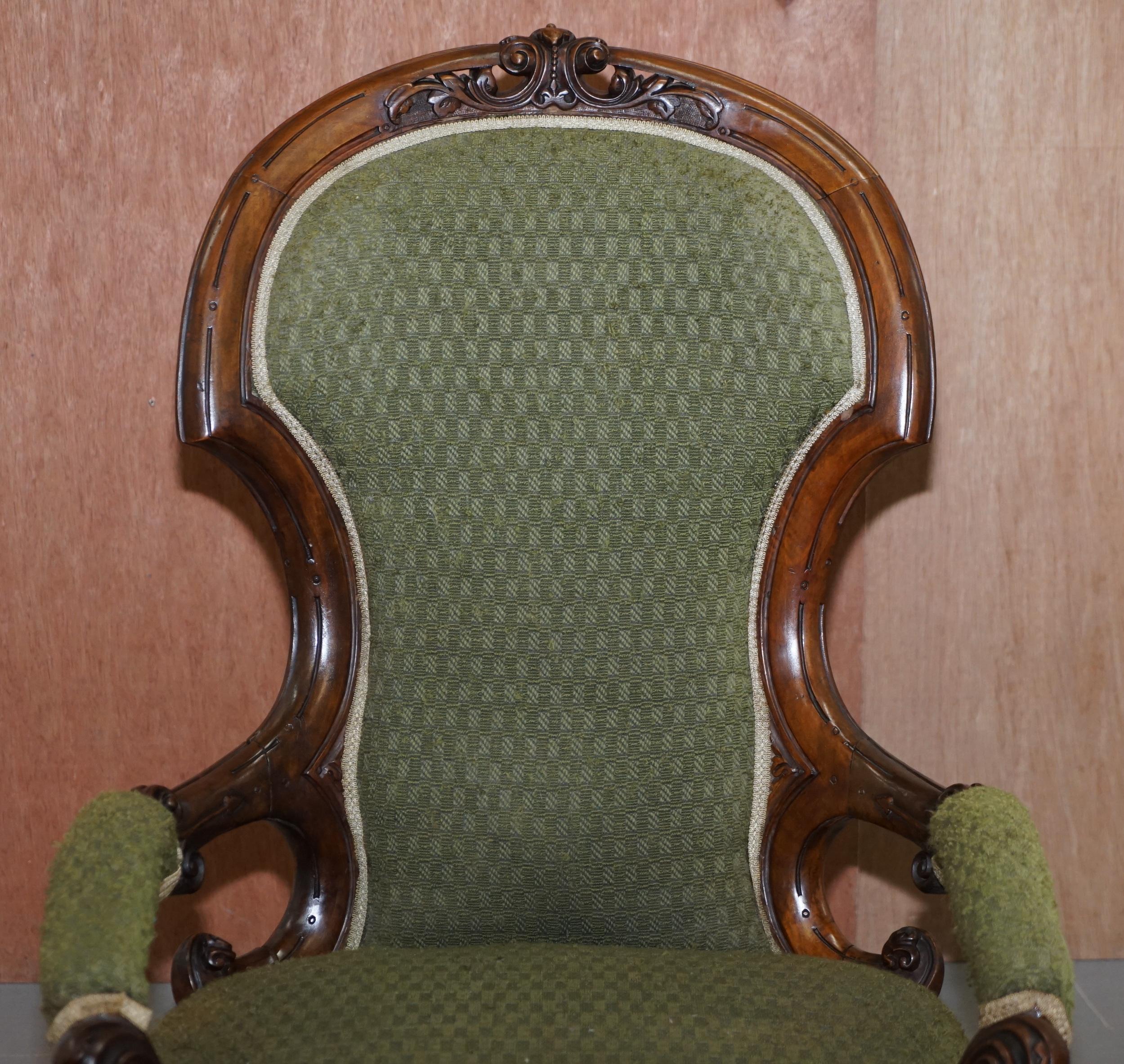 fauteuil style victorien