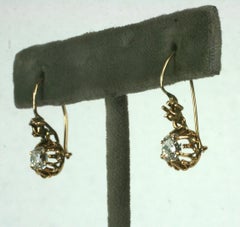 Lovely Victorian Mine Diamond Earrings
