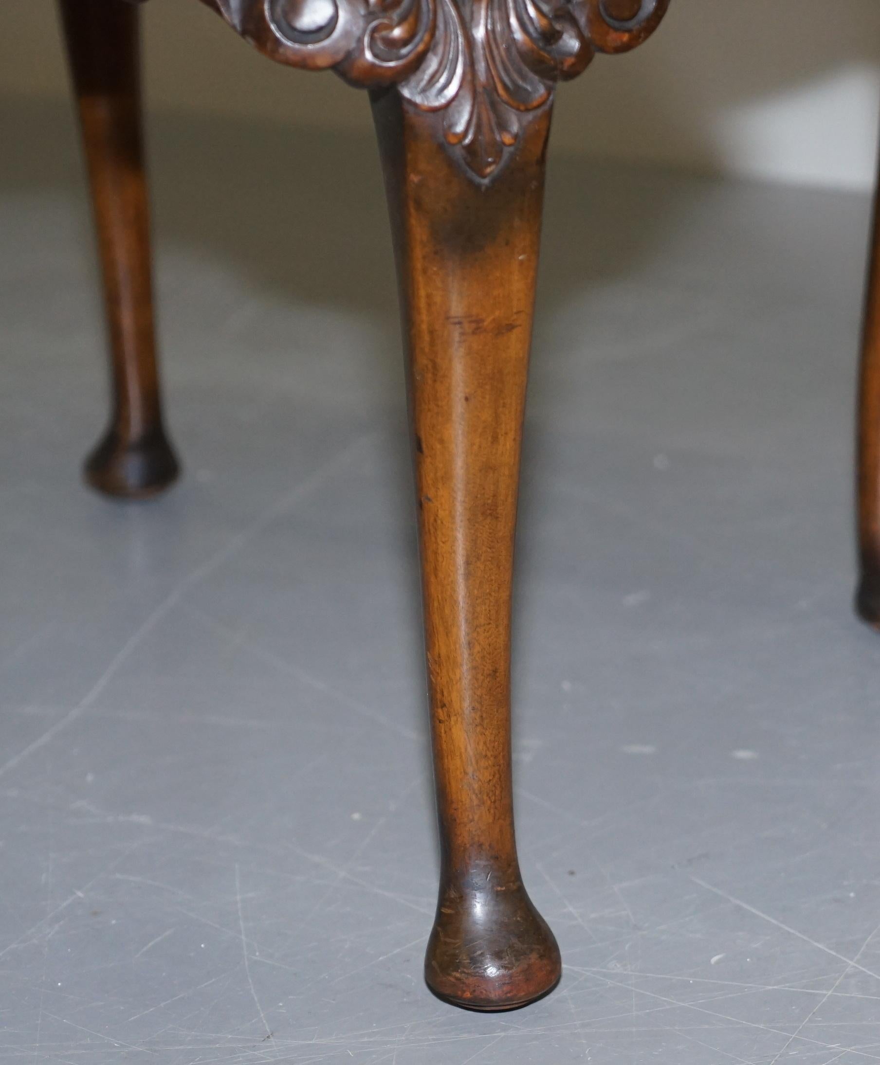 Lovely Victorian Walnut & Italian Pietra Dura Specimen Marble Chess Coffee Table 12