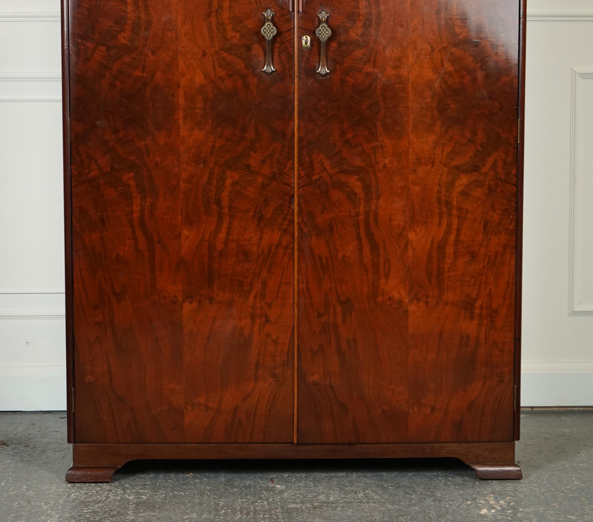 British LOVELY ViNTAGE ART DECO WARDROBE J1 For Sale