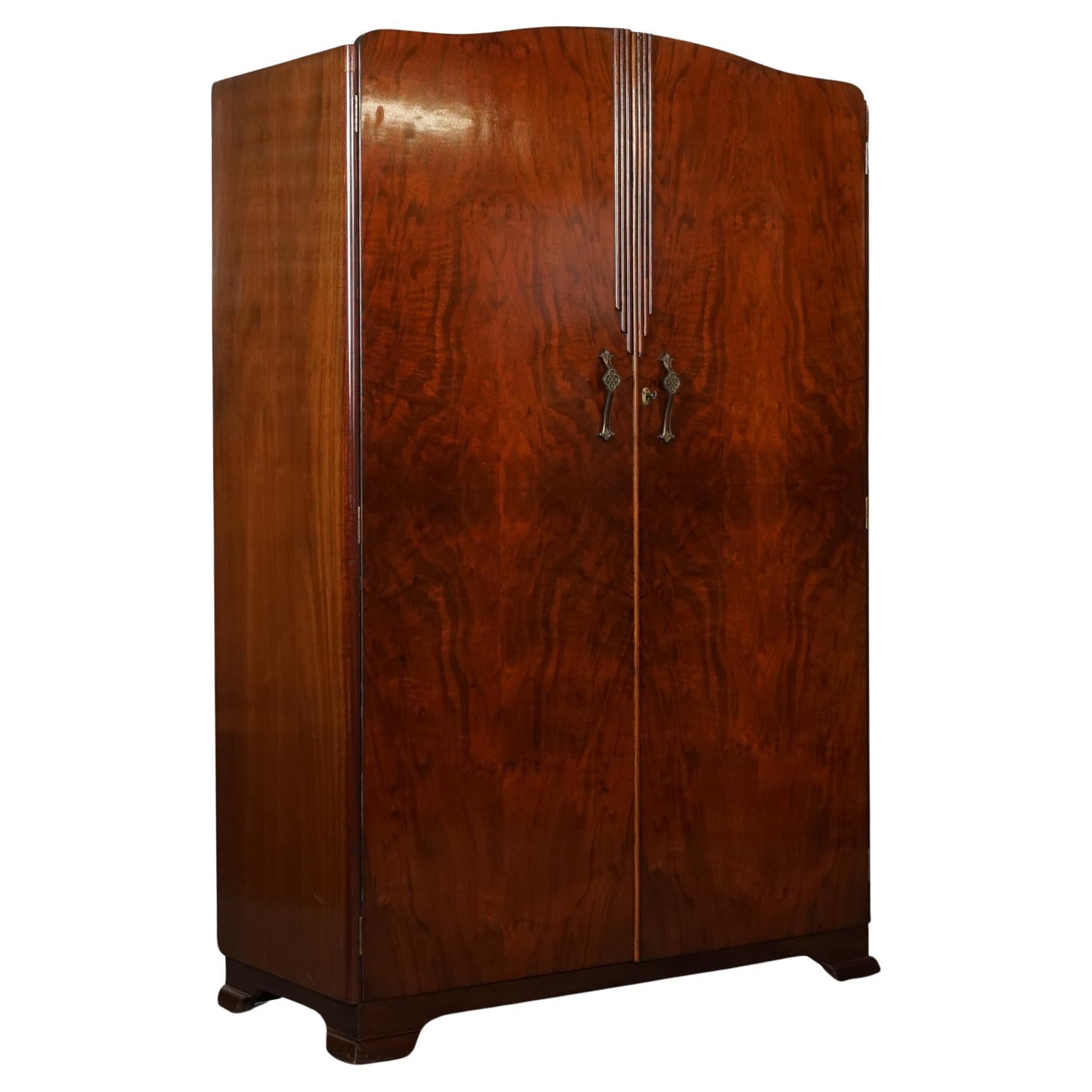 LOVELY ViNTAGE ART DECO WARDROBE J1