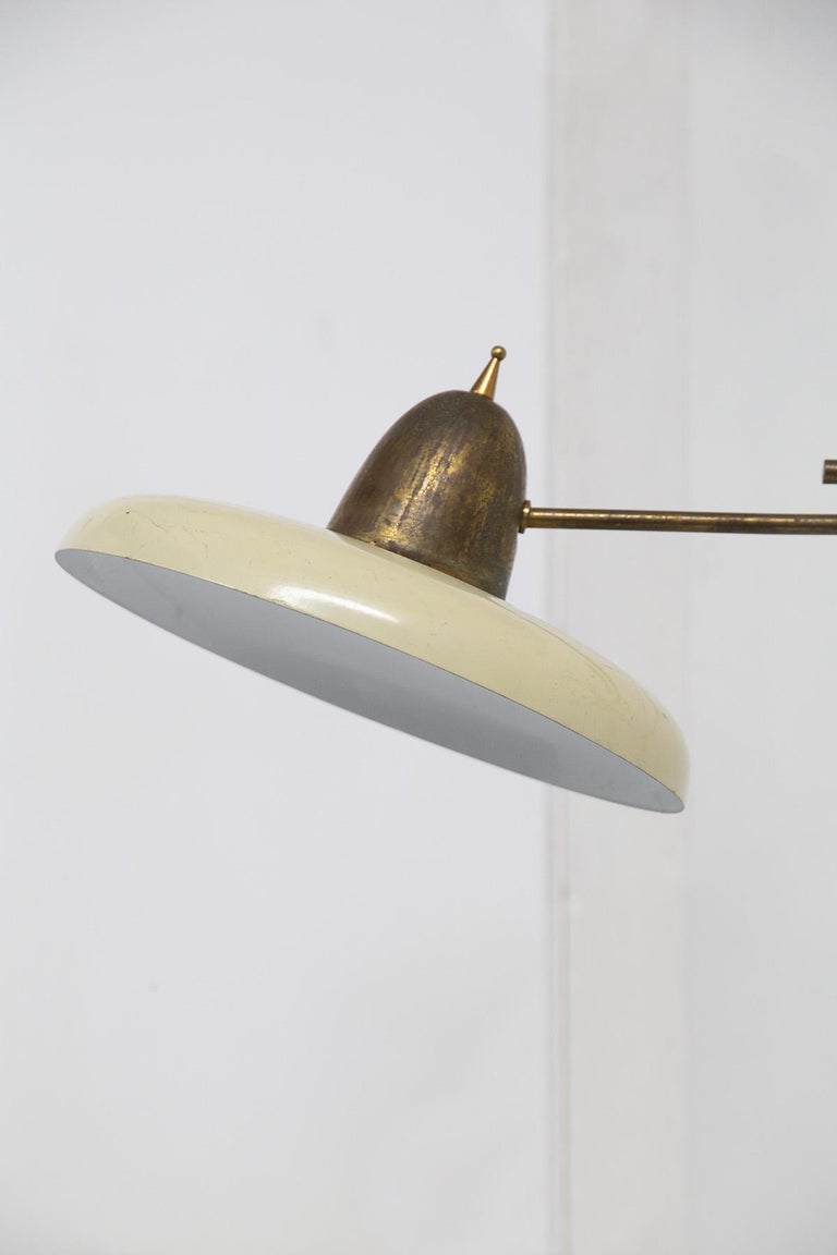 Lovely Vintage Brass Wall Lamp For Sale at 1stDibs