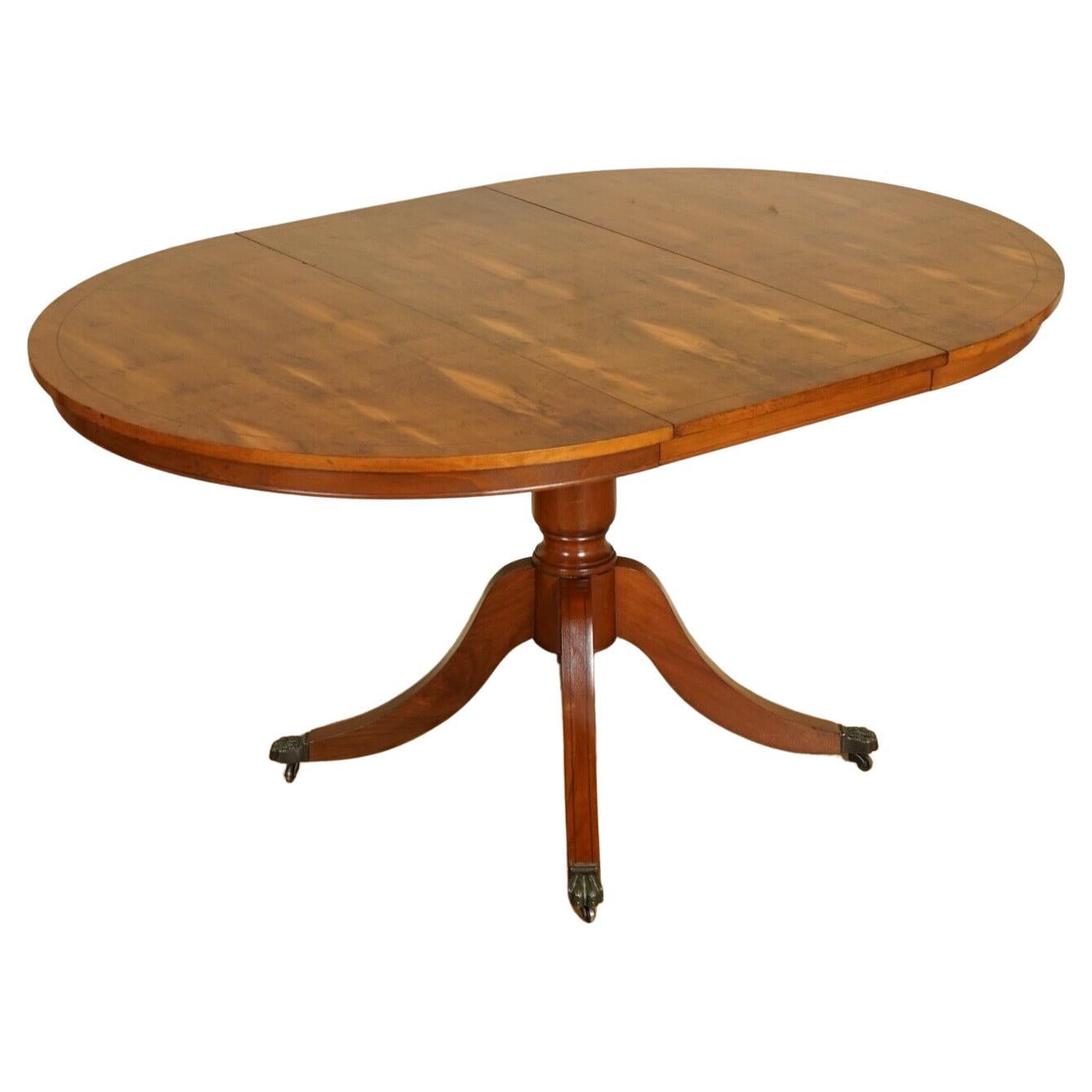 Lovely Vintage Brights of Nettlebed Burr Yew Wood Dining Table 46