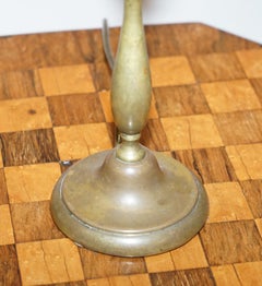 LOVELY VINTAGE BRONZED FULLY RETORED TABLE CANDLE LAMP NEW FiTTING, CABLE ETC