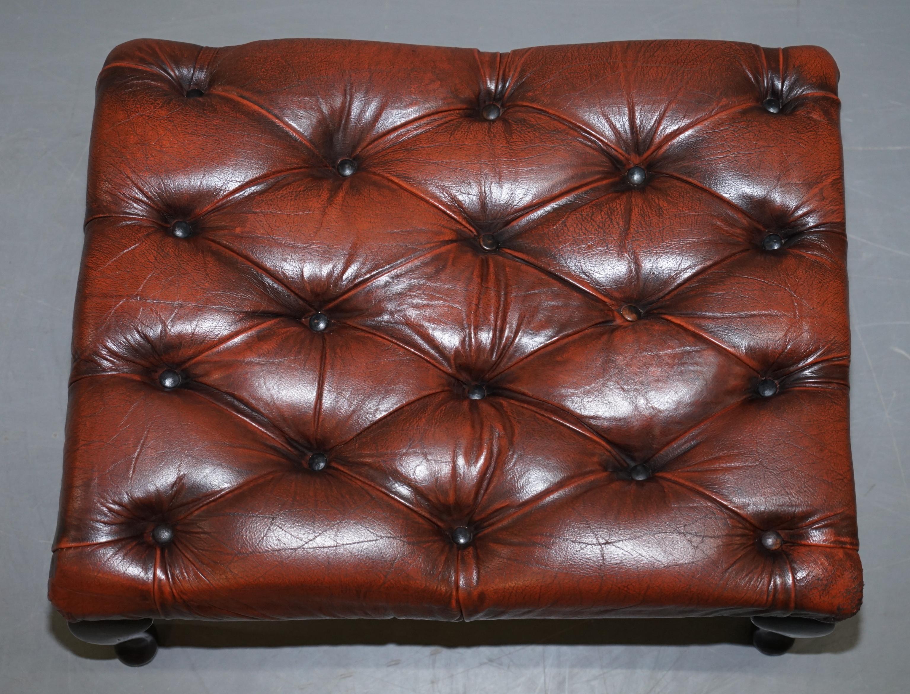 chesterfield large footstool