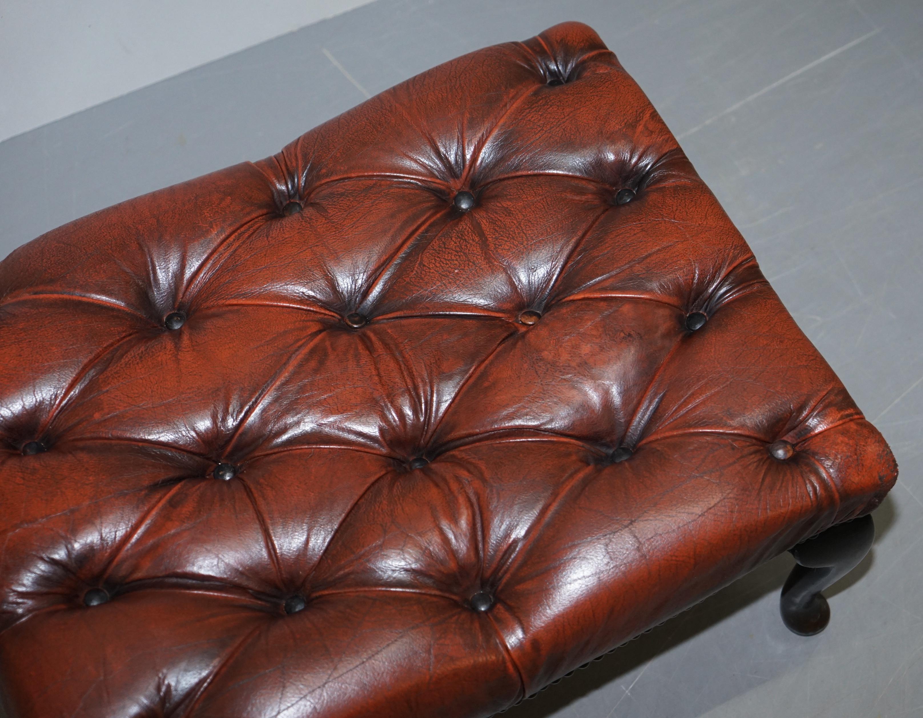 large chesterfield footstool