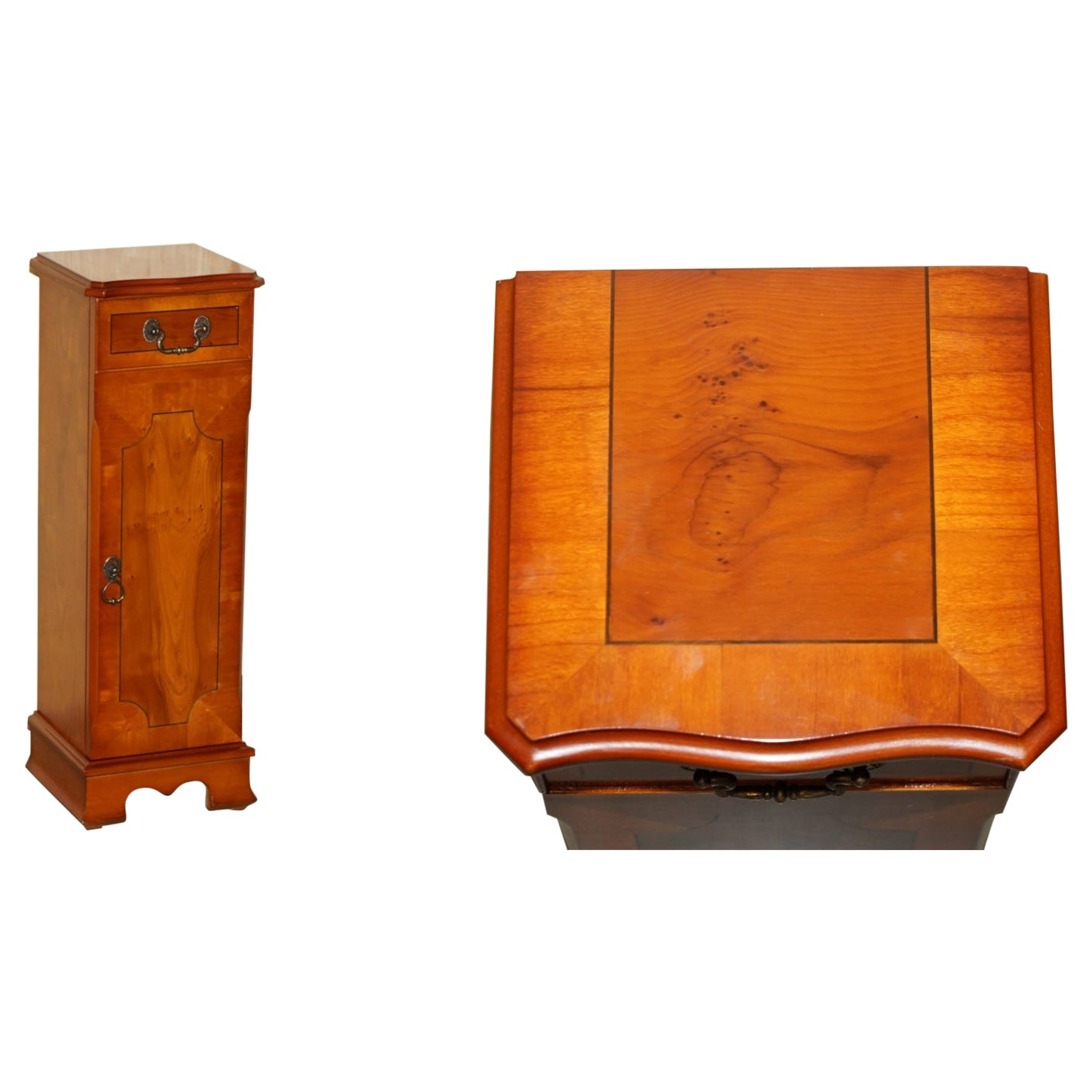 Bellissima torre porta CD o DVD da 30 pezzi in legno d'epoca di Wood YEW SiDE in vendita