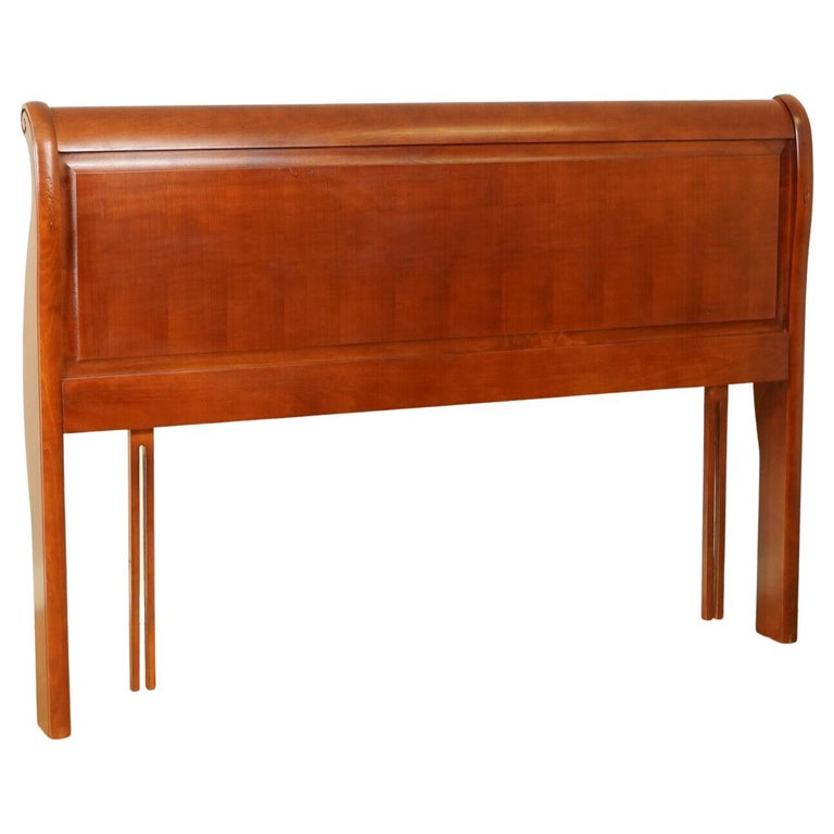 Lovely Vintage Double Hardwood, Victorian Style Headboard Wood Furniture