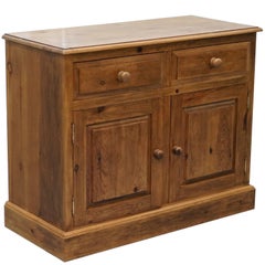Lovely Retro Farmhouse Country Solid Pine Sideboard Cupboard with Drawers
