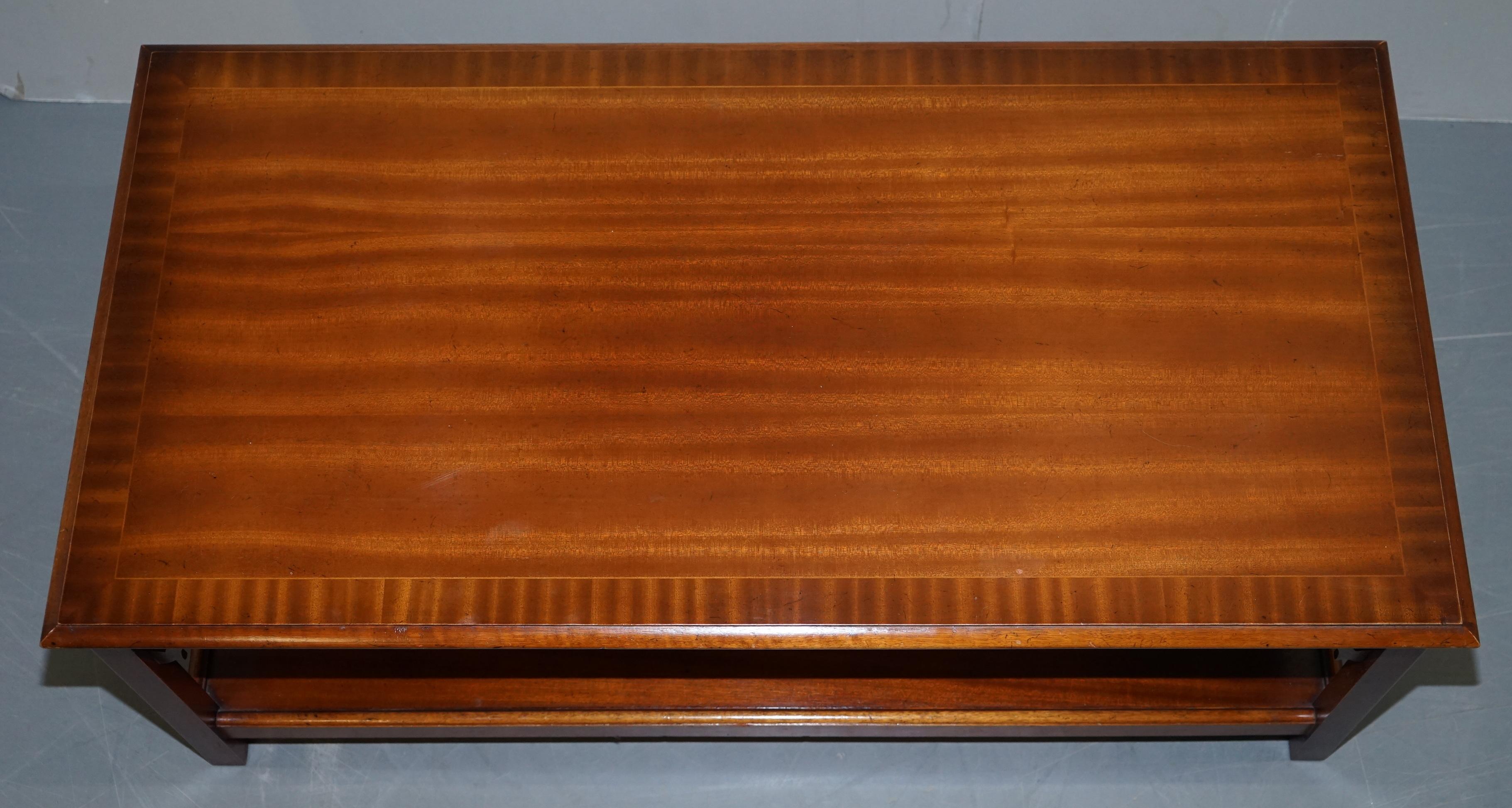 bradley solid wood coffee table