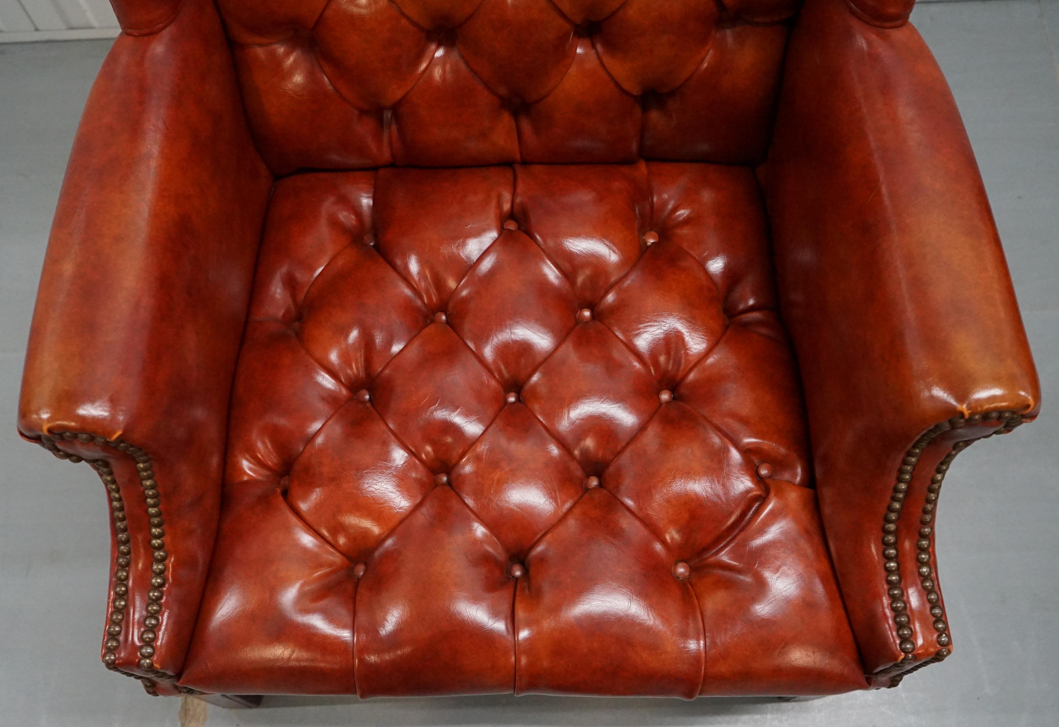 chesterfield wingback armchair sale