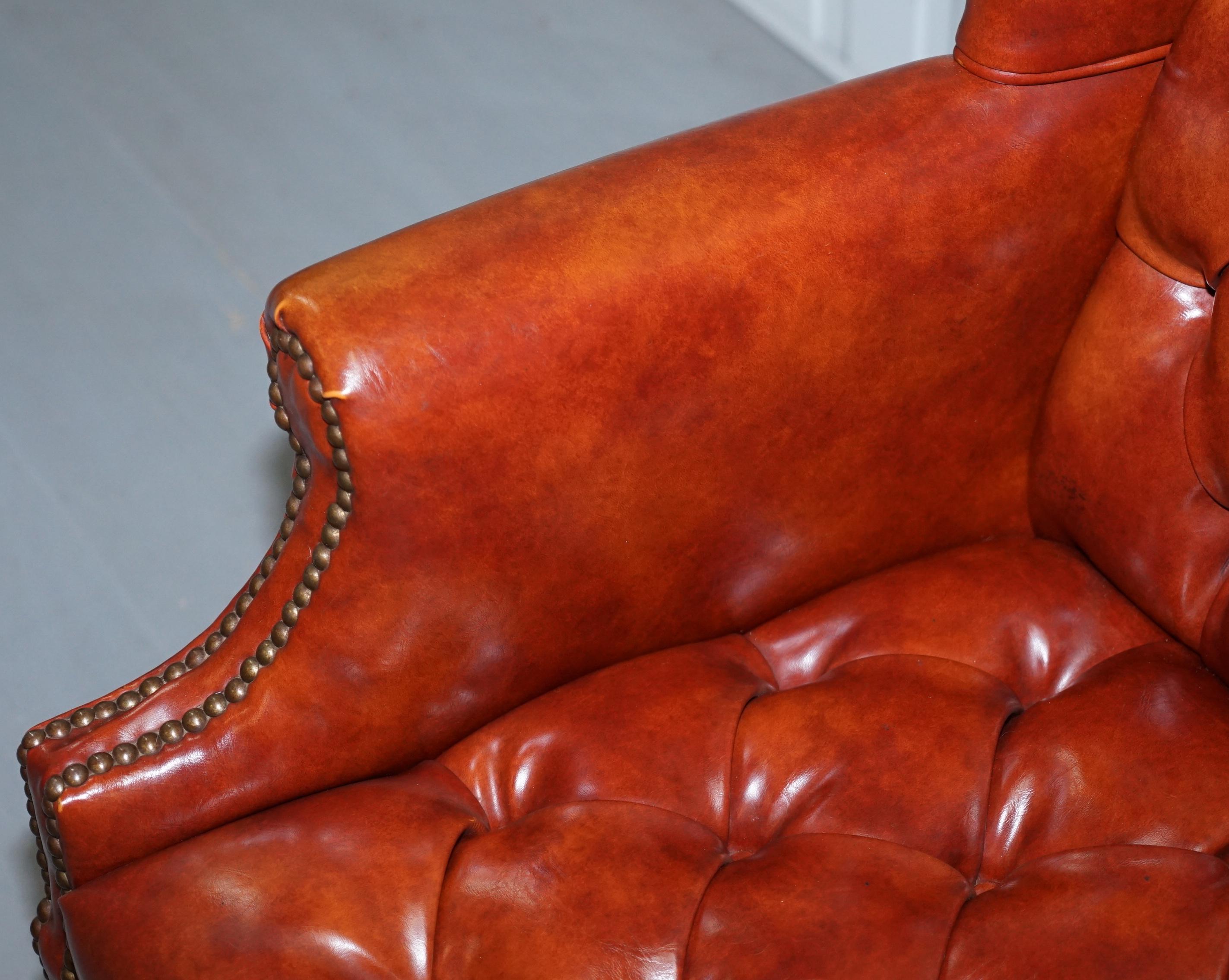 chesterfield wing back chair