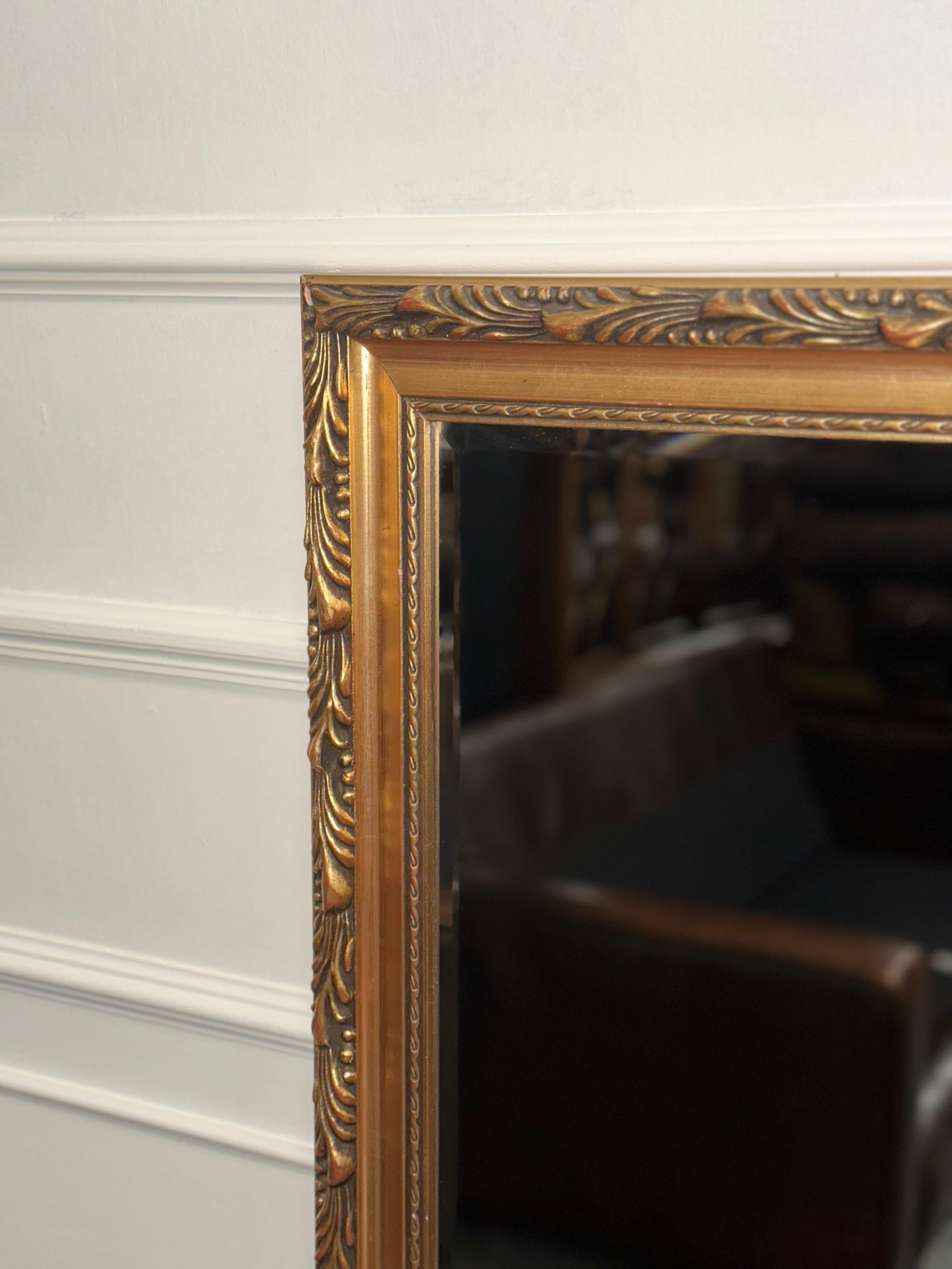 vintage gold mirror horizontal