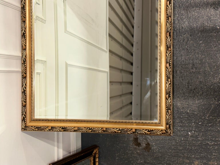 Lovely Vintage Gold Ornate Bevelled Mirror For Sale at 1stDibs