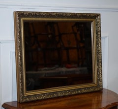 LOVELY VINTAGE GOLD ORNATE BEVELLED WALL MiRROR