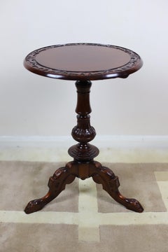 Lovely Vintage Hardwood Wine Table