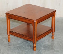 Lovely Vintage Knotty Pine Wood Side End Lamp Wine Table