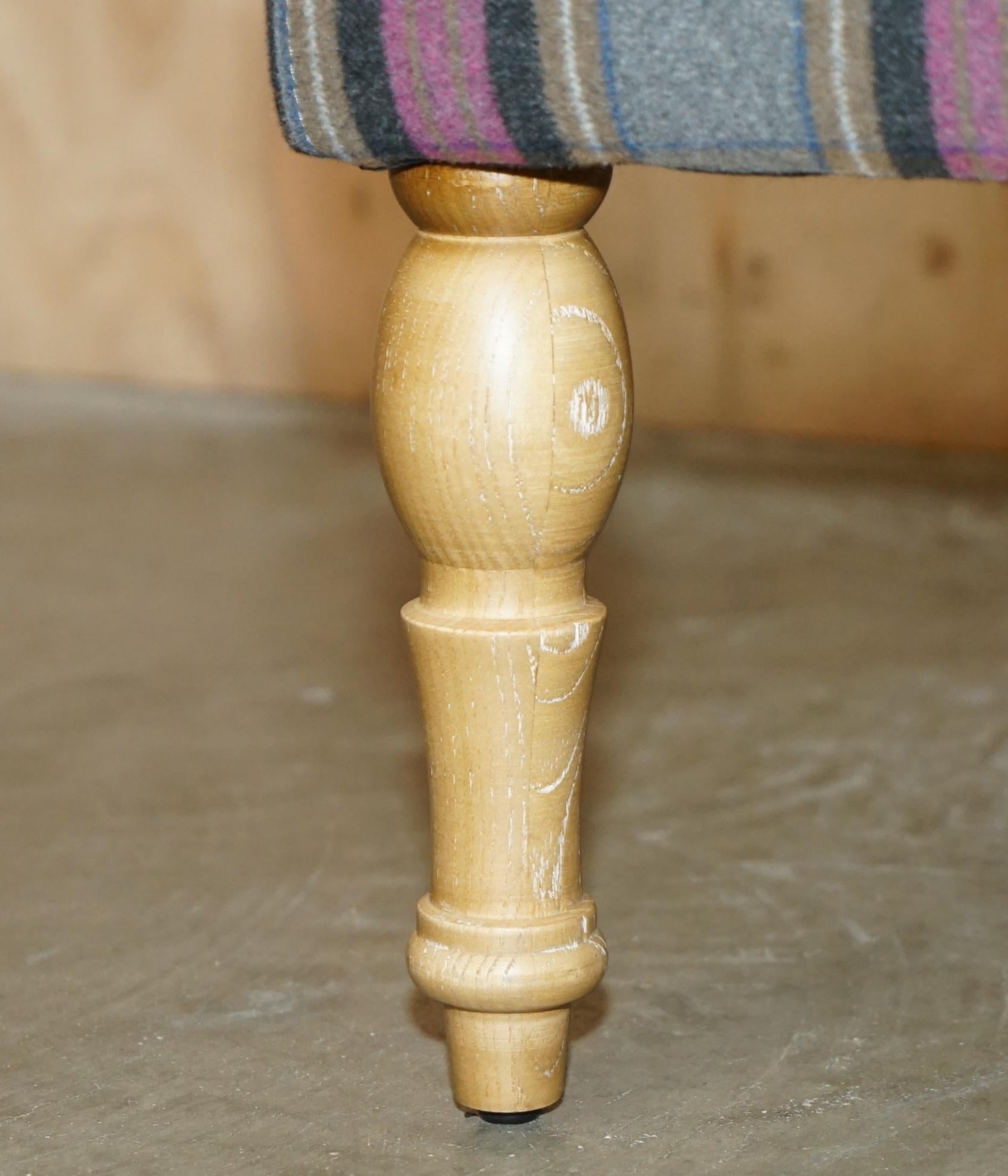Inglese LOVELY VINTAGE TAGLIA MEDIA CALZOLAIO CON FELPA DI LANA TARTAN SCOTTISH CHECK in vendita