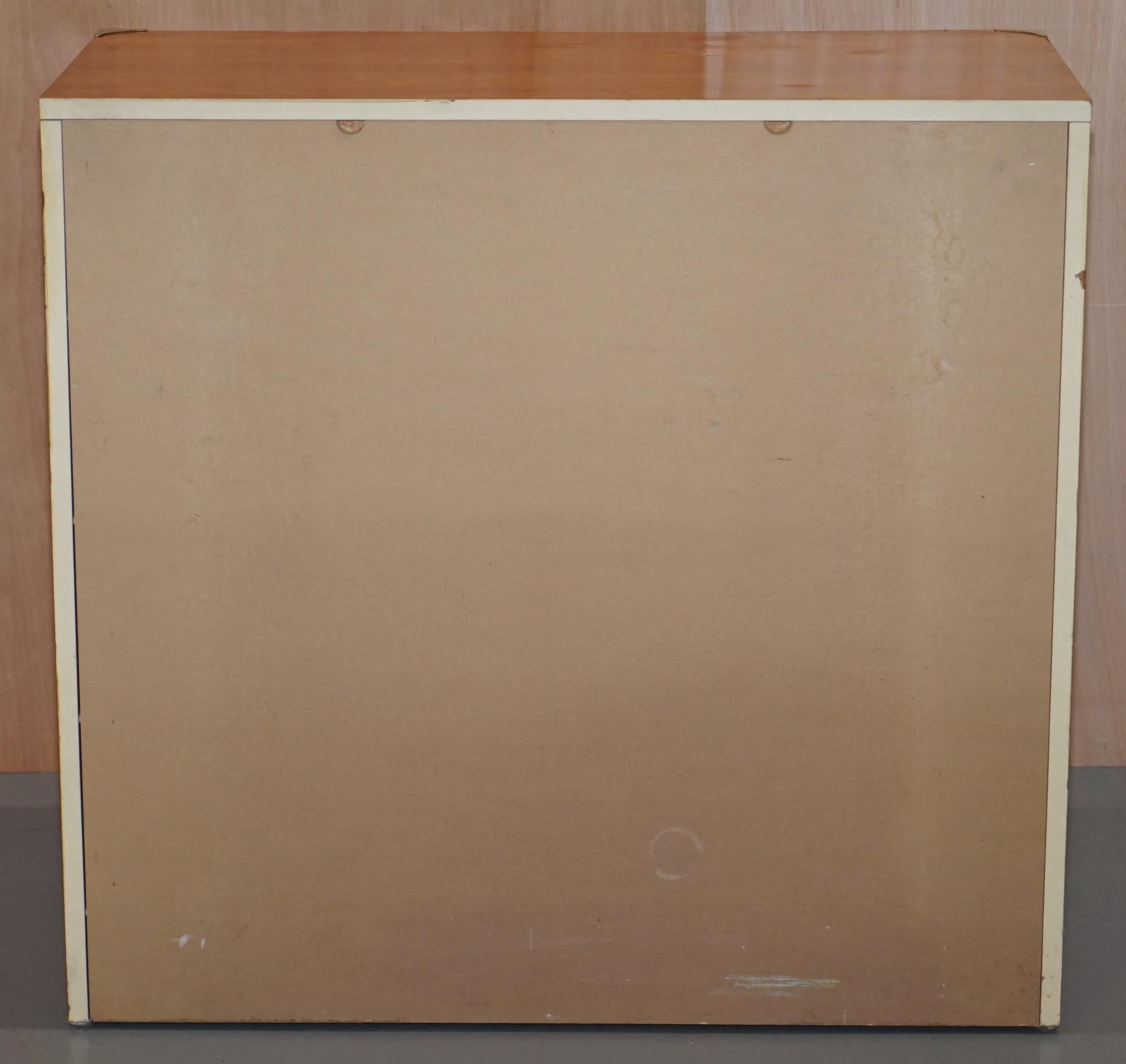 Lovely Vintage Meubles Gautier Made in France Military Campaign Chest of Drawers For Sale 2