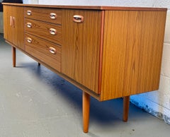 Vintage Mid Century Teak Sideboard By Schreiber