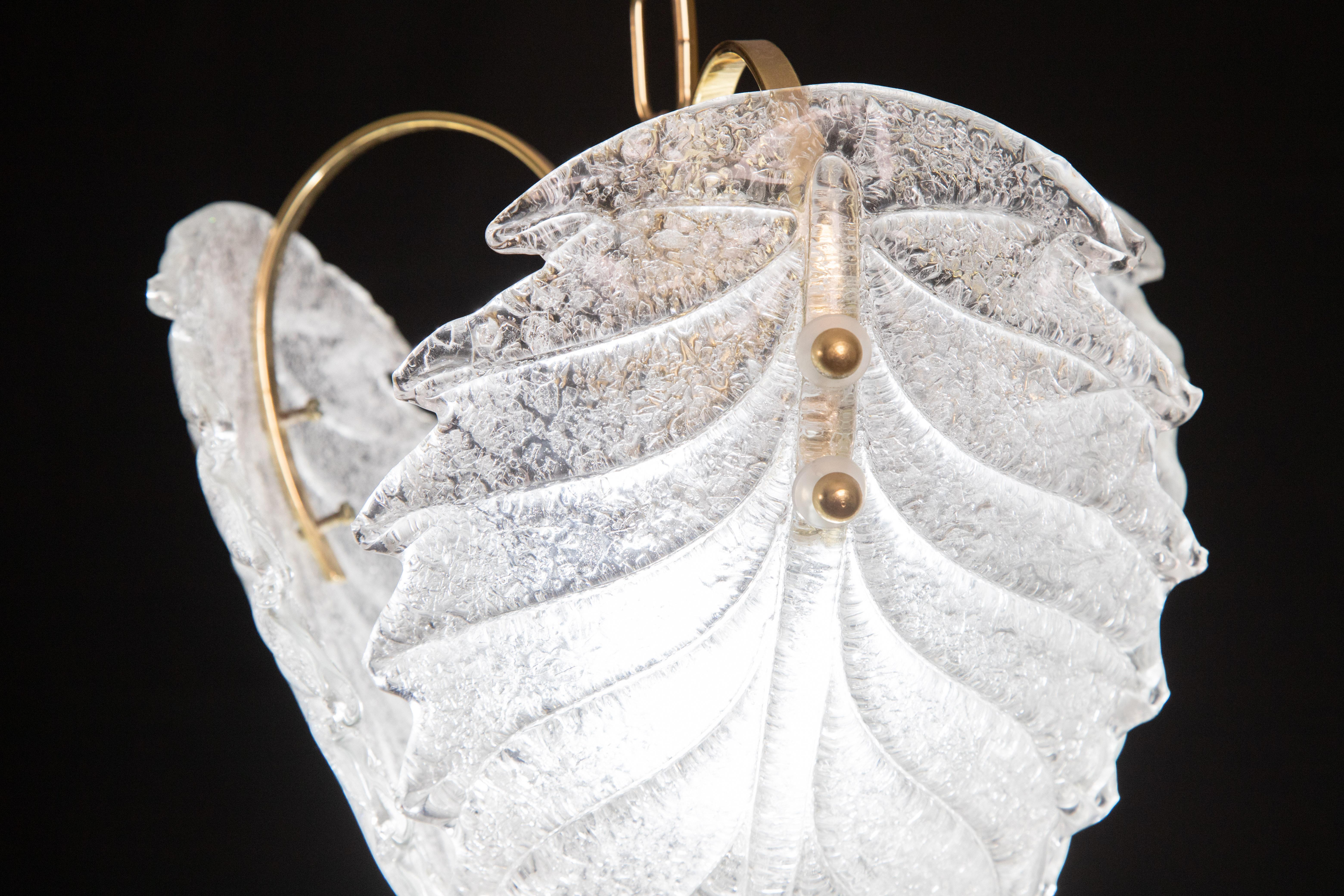 Lovely Vintage Murano Glass Chandelier, 1970s For Sale 1