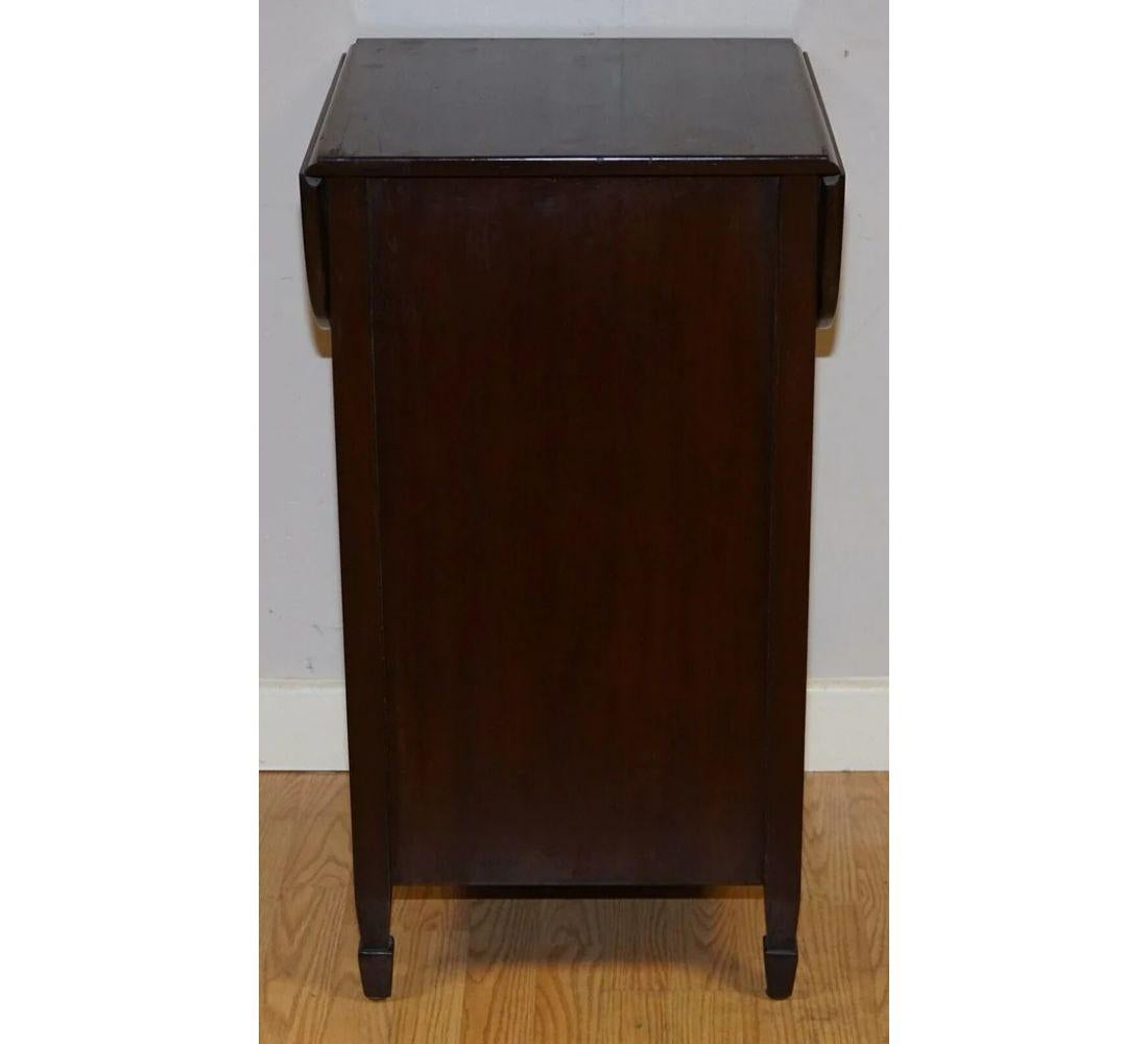 Lovely Vintage Side End Hardwood Table with Drawer For Sale 5