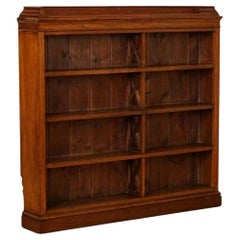 Lovely Antique Solid Hardwood Open Dwarf Bookcase