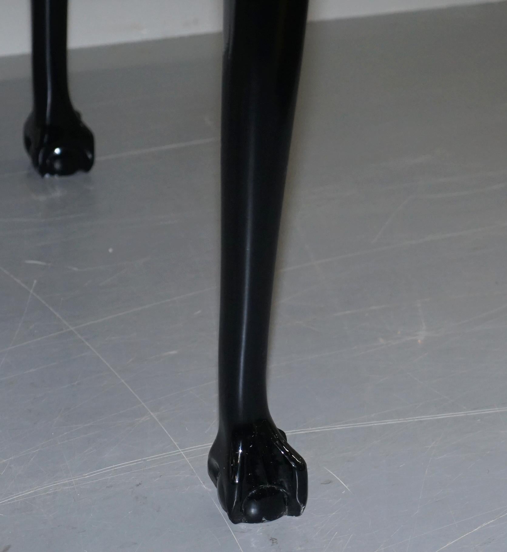 Lovely Vintage Specimen Italian Marble Dining or Centre Table Claw and Ball Legs For Sale 1