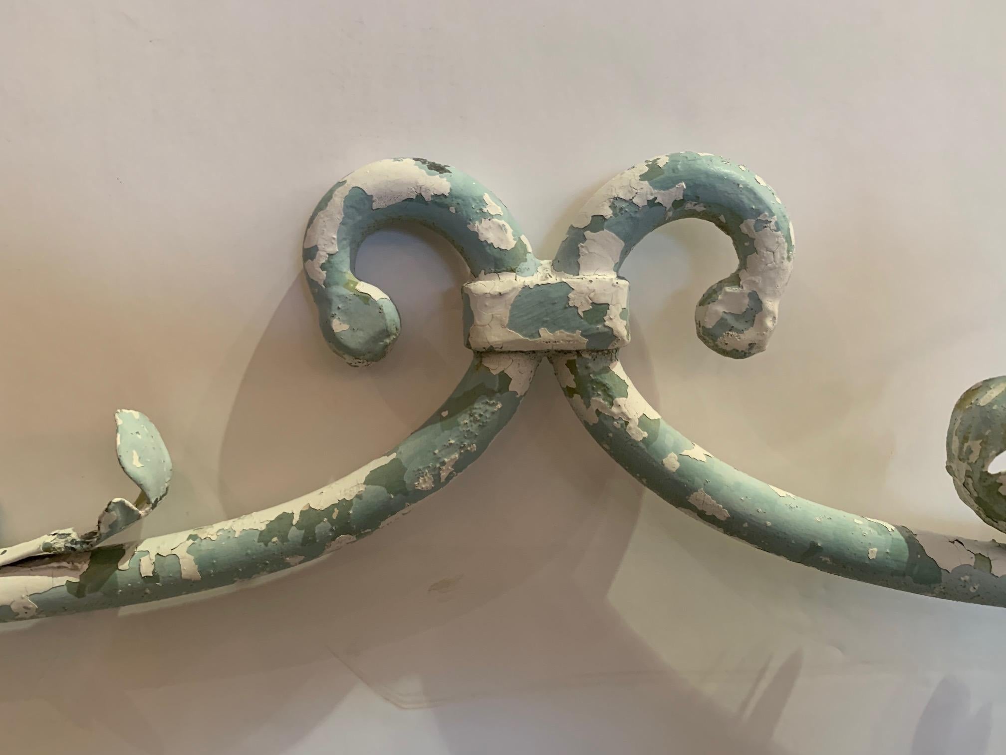 Lovely Vintage Two-Tier Painted Metal Plant Stand 5