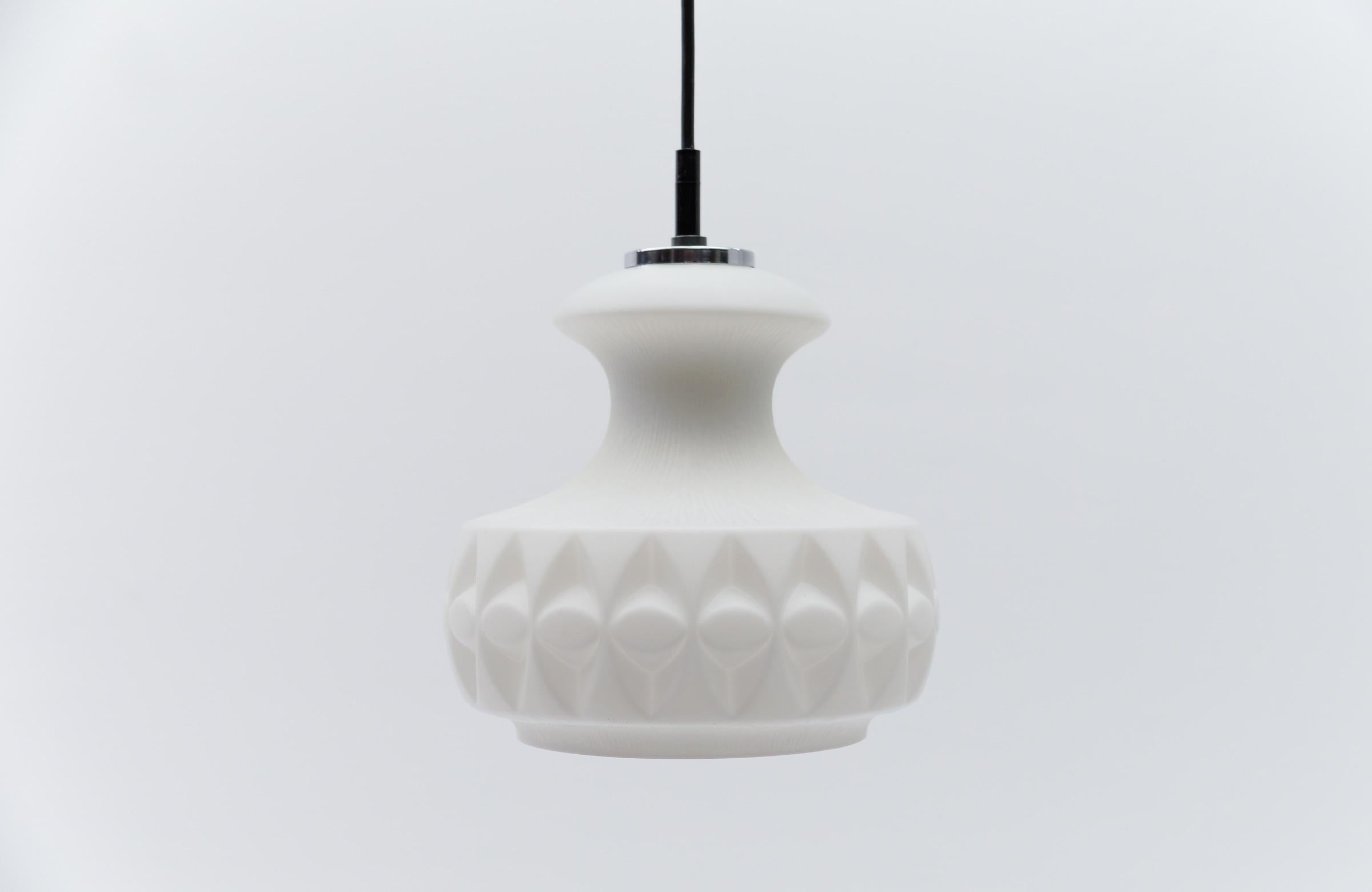 Metallo Lampada da soffitto in vetro 3D Whiting di Peill & Putzler, anni '60 in vendita