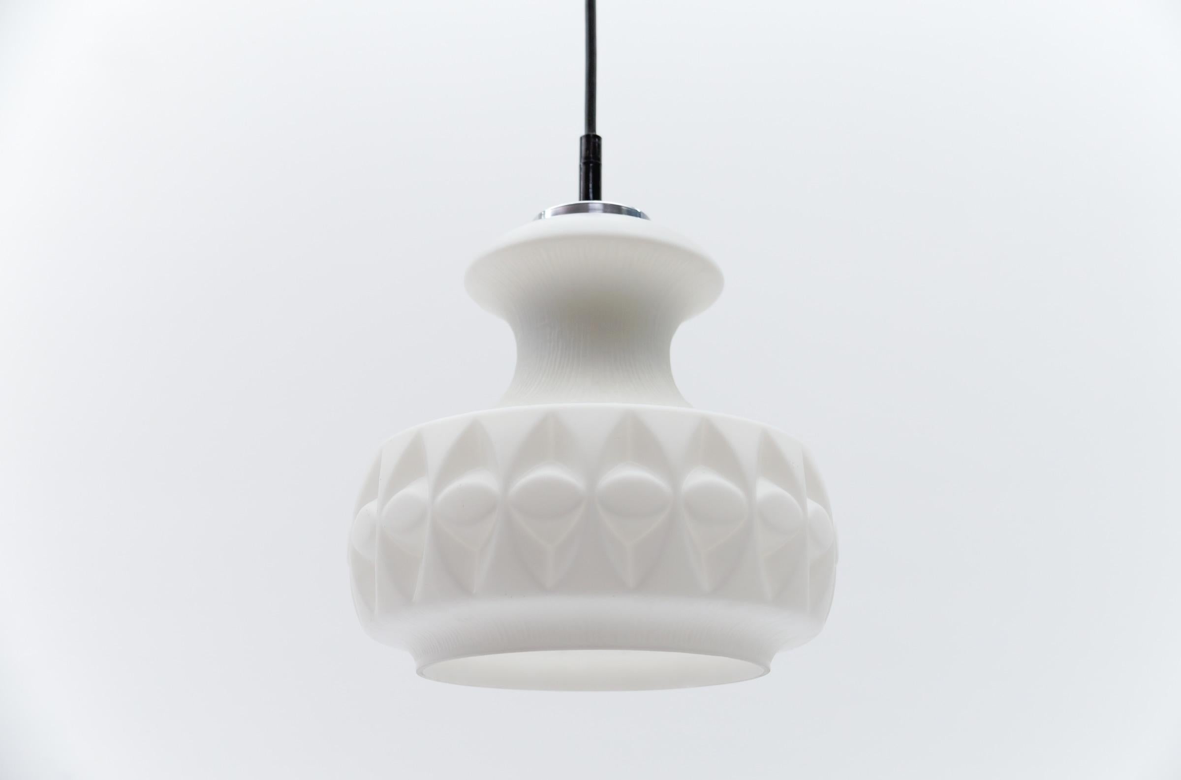 Lampada da soffitto in vetro 3D Whiting di Peill & Putzler, anni '60 in vendita 1