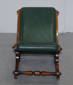 Lovely William IV circa 1830 Nicely Carved Gout Rocking Footstool Stylish Design