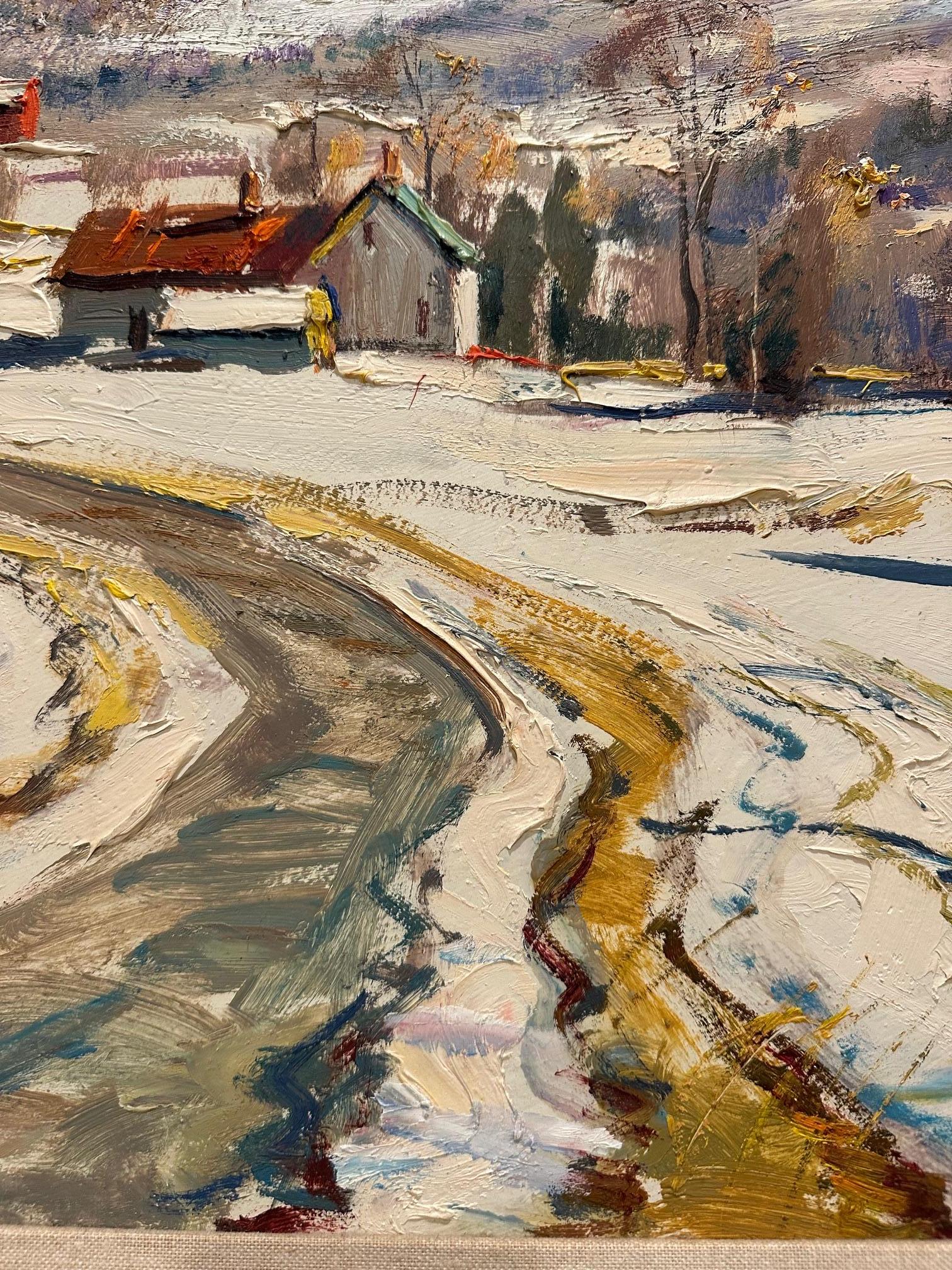 Wunderschöne Winterlandschaft von Wayne Morrell im Angebot 2