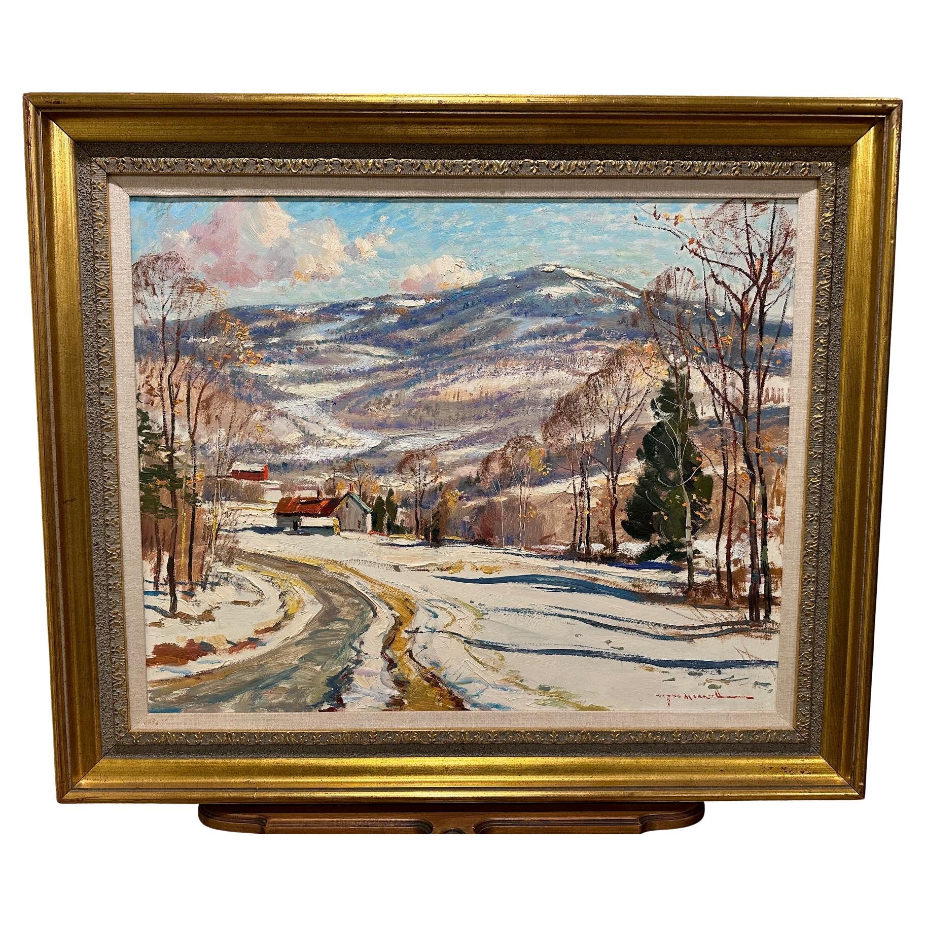 Wunderschöne Winterlandschaft von Wayne Morrell im Angebot