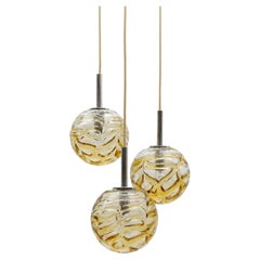 Ravissante lampe en verre de Murano Ball and Ball Cascade par Doria, - années 1960 Allemagne