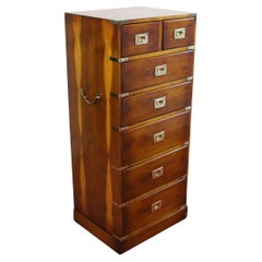 Lovely Yew Wood&Brass Military Campaign Style Chest