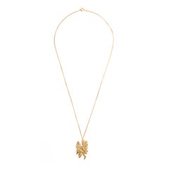 Loveness Lee - Chinese Zodiac Dragon - Horoscope Gold Pendant Necklace