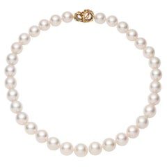 Lover's Croc Pearl Collar with South Sea Pearls in 18ct Rose Gold