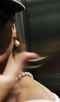 Lover's Croc Pearl Collar with South Sea Pearls in 18ct White Gold