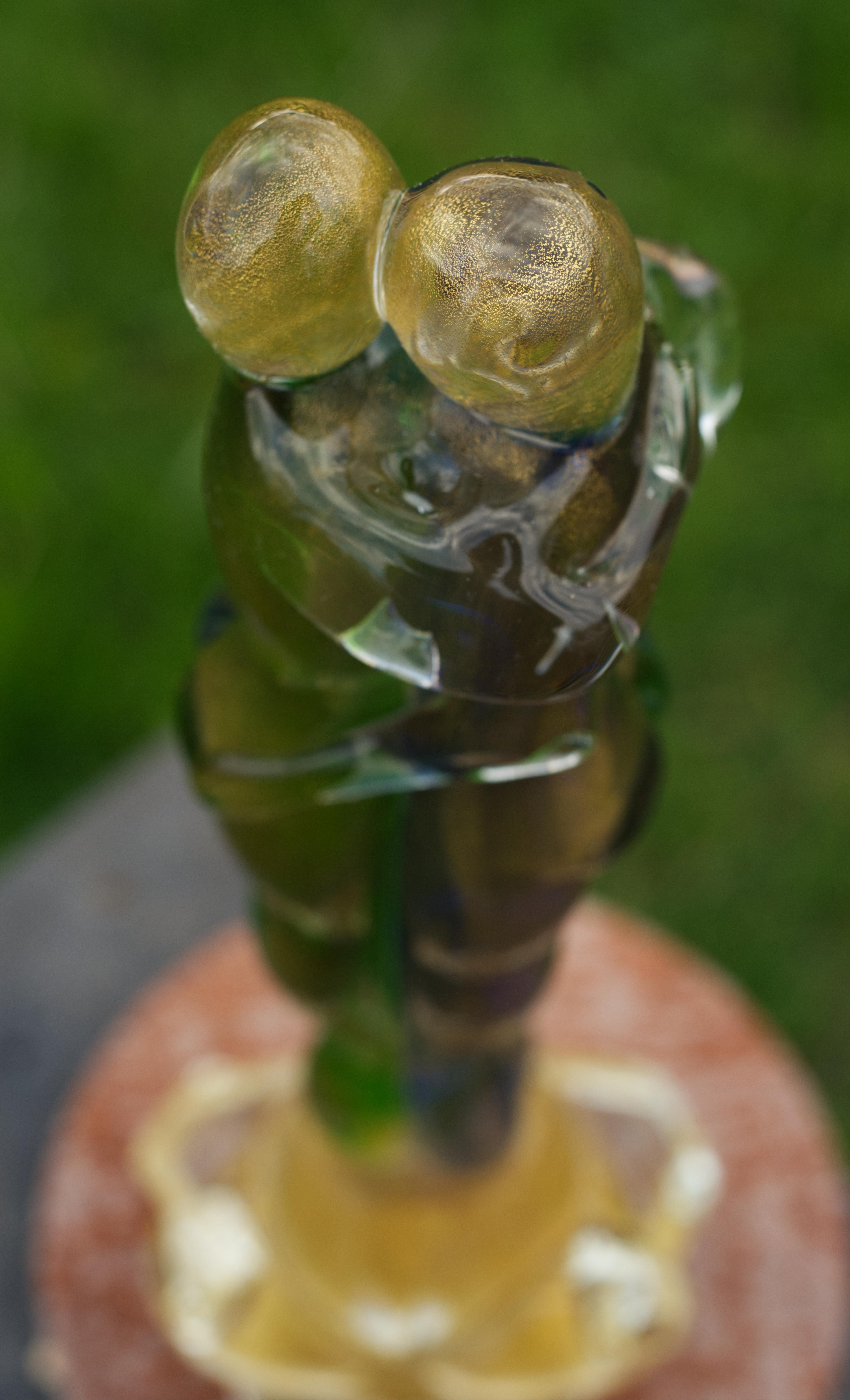 Abstrakte Murano-Kunstglas-Skulptur von Sandro Frattin für Liebhaber, signiert im Angebot 9