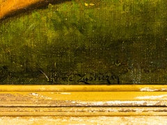 Lovers Rococo Oil Painting After Boucher, 19th Century, Ornate & Gilt Frame