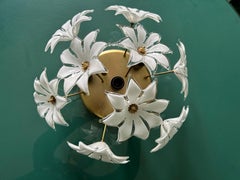 Loves Me Loves Me Not, Lovely and Romantic Murano Ceiling Light, 1970's