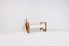 Loveseat Attr. by BBPR in White Bouclè, 1940