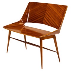 Loveseat Bench 'Modello Uno' for Domus Nostra, Italy, 1948