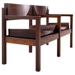 Causeuse de Joaquim Tenreiro, Brésilien moderne du milieu du siècle, 1955